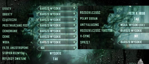 Crysis 3 - ustawienia karty graficznej