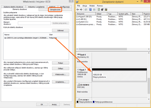 Aktywacja iSCSI w Windows 8.1